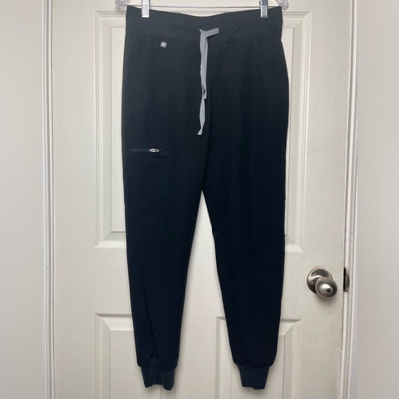 Figs Zamora Jogger Scrub Pants Black Technical Collection Womens Size Small - Picture 6 of 15